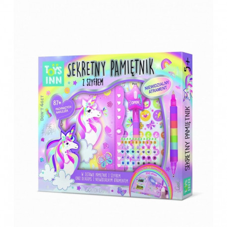 Pamiętnik secret message jednorożec