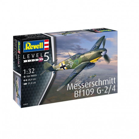 Model plastikust Messerschmitt Bf 109G-2/4 1/32