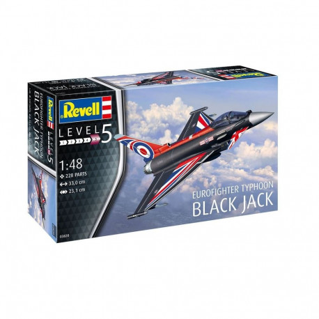Model plastikowy eurofighter black jack 1/48