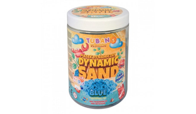 Piasek dynamiczny 1kg niebieski