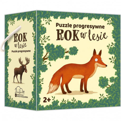 Puzzle progresywne rok w lesie