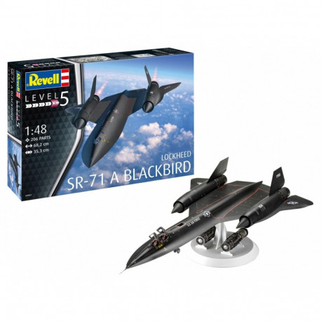 Model plastikowy lockheed sr-71 blackbird 1/48