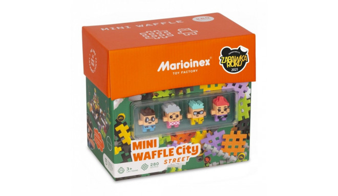 Klocki waffle mini - ulica 280 elementów