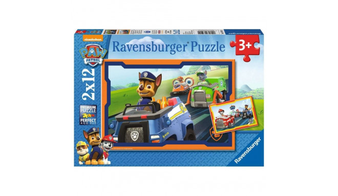 Puzzle 2x12 tükki - kutsikapatrull, missioon