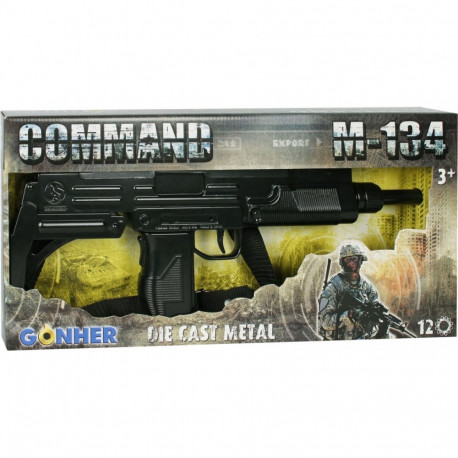 Karabin maszynowy metalowy 12 naboi gonher
