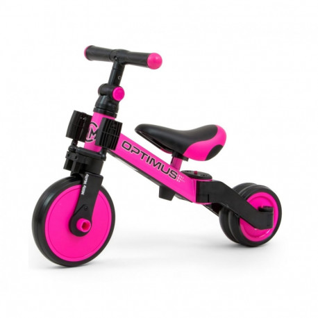 Rowerek 3w1 optimus pink