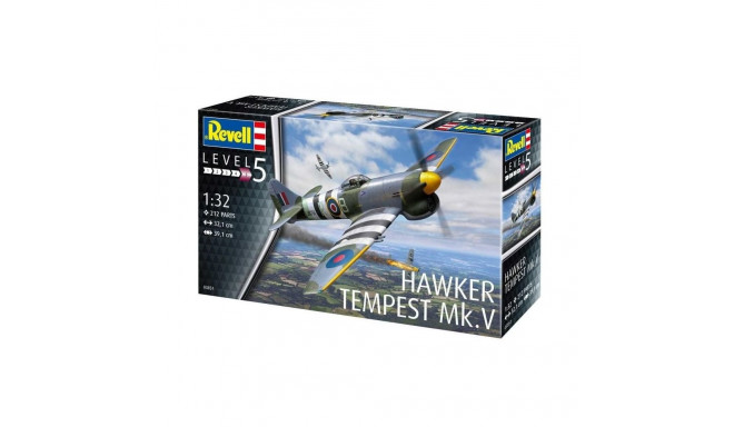 Model plastikowy hawker tempest mk.v