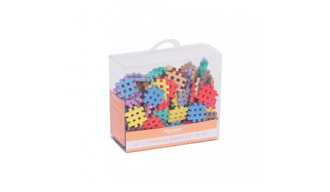 Klocki waffle mini pastel 140 elementów