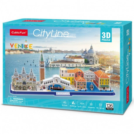 3D pusle city line Veneetsia