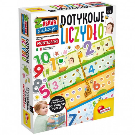 Liczydło montessori dotykowe