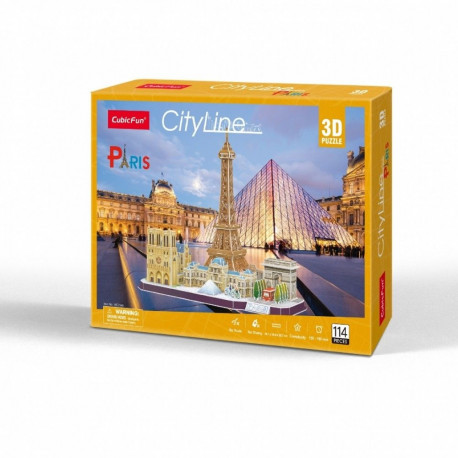Puzzle 3d city line paris
