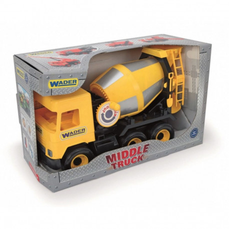 Betoniarka żółta 38 cm middle truck w kartonie