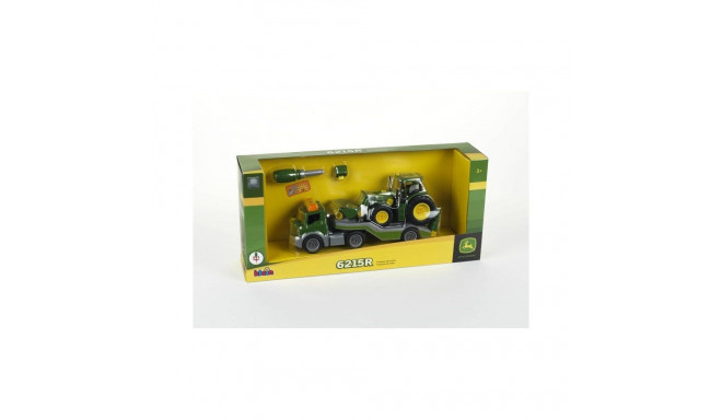 Traktor John Deere kokkupandav treileril