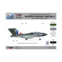Gloster javelin f mk9 mudelikomplekt