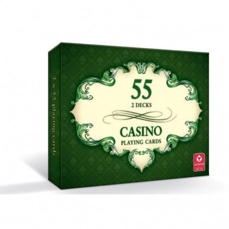 kasiino kaardid 2 x 55 tk