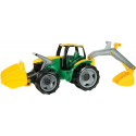 Traktor buldooser + ekskavaator pakend