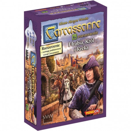 Gra carcassonne 6. hrabia, król i rzeka. edycja 2