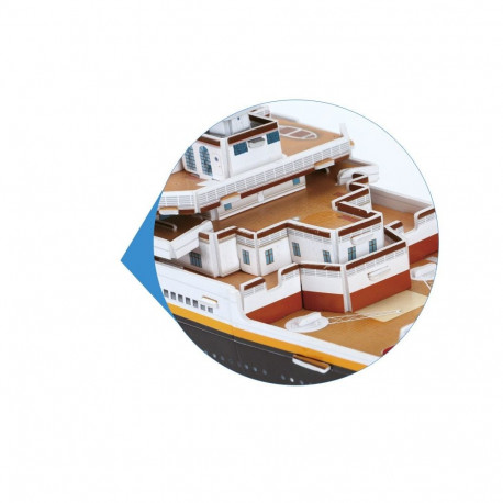 Puzzle 3d titanic duży