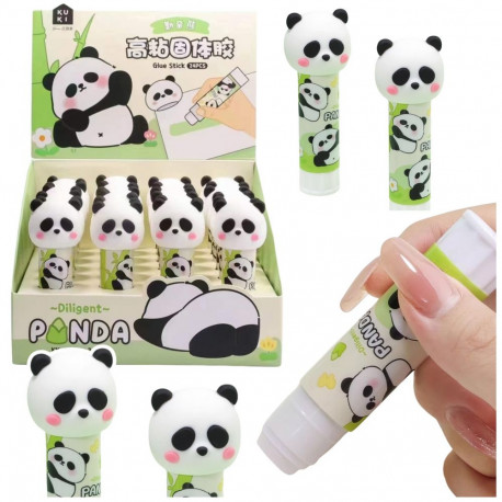 Panda roheline 3D kooli- ja kontoriliimipulk