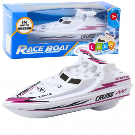 mootorpaat patareitoitel valge ujuv vees