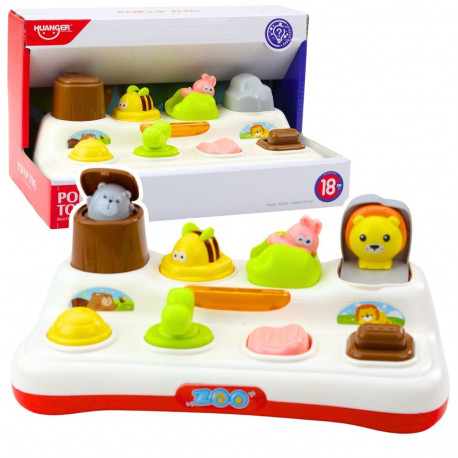 interaktiivne hariv pop-up loomad tuled mänguasi