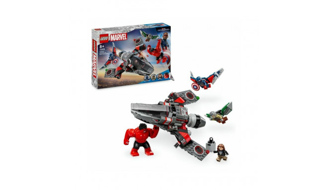 LEGO 76292 SUPER HEROES Kapitan Ameryka kontra Czerwony Hulk - bitwa