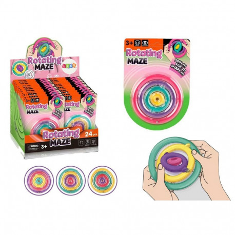 Zabawka Sensoryczna Antystresowe Tęczowe Kółka Rotacyjne