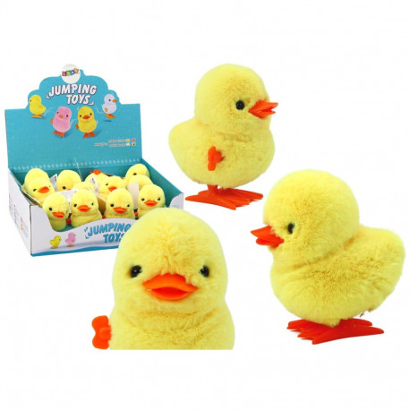 hüppav vändaga plüüsist mänguasi kaunistus kollane