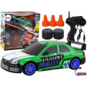 Sportauto kaugjuhitav R/C 1:24 roheline vahetatavad rattad