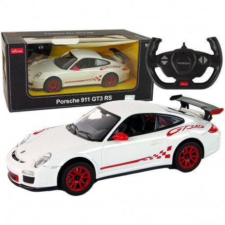 Auto R/C Porsche 911 GT3 RS 1:14 Rastar valge