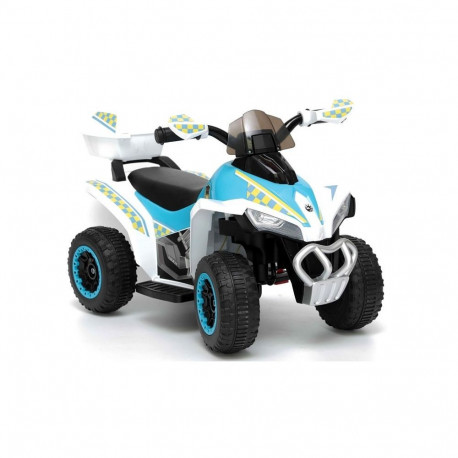 Quad na Akumulator GTS1188-A Światła LED Muzyka Schowek Biały Policyjny