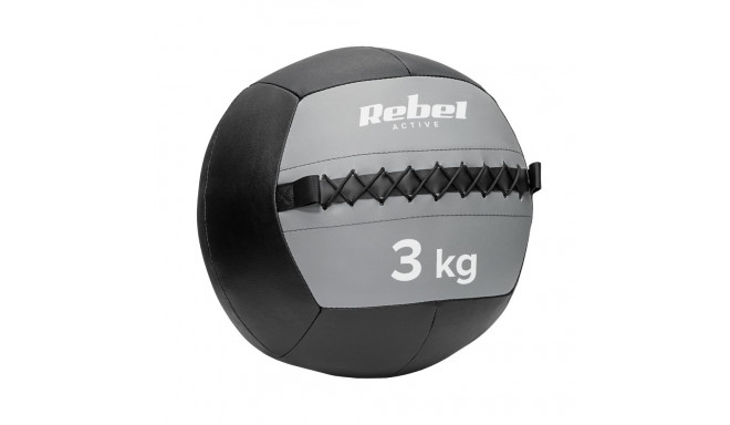 Piłka lekarska do ćwiczeń 3 kg REBEL ACTIVE