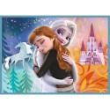 Puzzle - 4ühes (12, 15, 20, 24) - imeline maailm Frozen - Trefl 34381