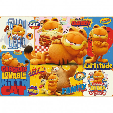 Puzzle - 1000 - Garfieldi seiklused - Garfield - Trefl 10935