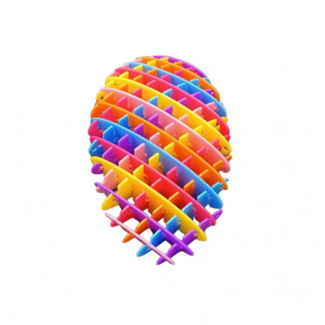 Zabawka Tęczowa Antystresowa Elastyczna Sensoryczna Kolorowa 10cm
