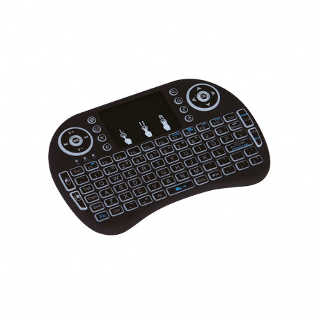 84-253# juhtmevaba klaviatuur 2,4ghz miniks-2 +puuteplaat