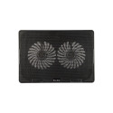 66-364# jahutusalus sülearvuti 2 ventilaatoriga samba sinine