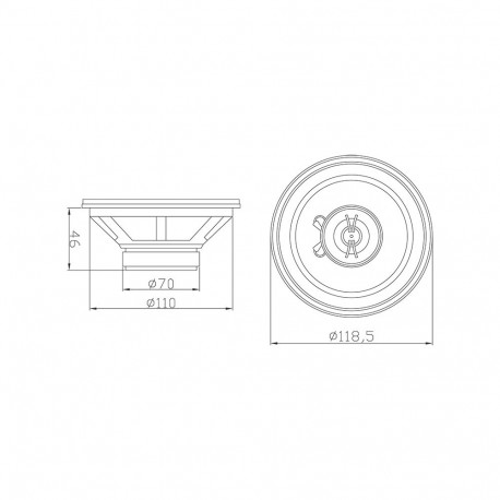 0978# Blow wh-1316 5" 2way auto kõlarite komplekt