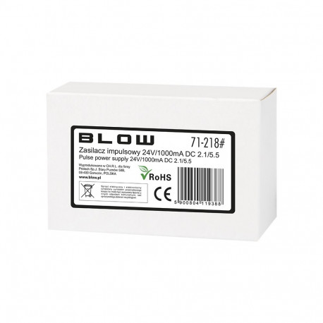 impulss-toiteplokk 71-218# 24v/1000ma 2,1/5,5