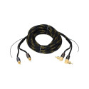 4434# 2xRCA 6mm 5m nurgaga ühendus + hi-end kontroller