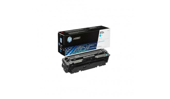 HP 415A Cyan Laser Toner Cartridge, 2100 pages, for HP Color LaserJet Pro M454dn, M479