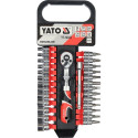 Otsikute komplekt 28 tk. 1/4"; YT-14433 YATO