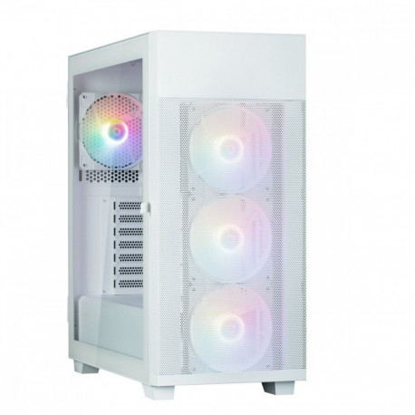 S5 ATX miditornikorpus NEO FRGB ventilaatorid x4, valge