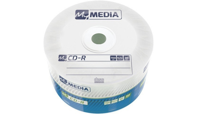 Verbatim CD toorikud My Media 700MB 50 tk