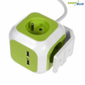 MagicCube quad current socket, 2 usb inputs 1,4m GB118
