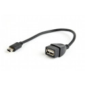 Gembird kaabel MiniUSB-B (M) - USB-A (F) OTG 15cm