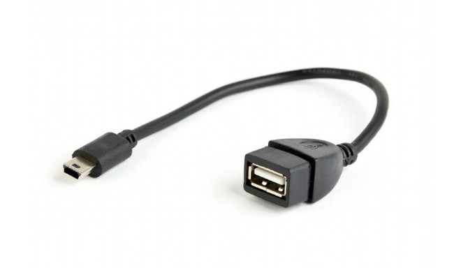 Gembird kaabel MiniUSB-B (M) - USB-A (F) OTG 15cm