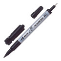 Marker Pilot Twin CD/DVD kaheotsaga, joon  0,4 ja 0,8 mm,must