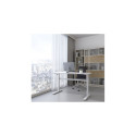 Adjustable Height Table Up Up Loki White