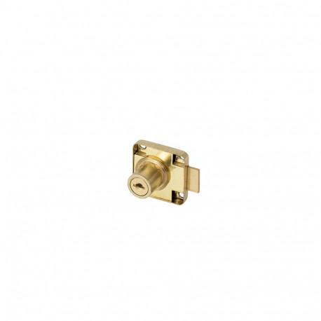 LOCK FURNIT YS139-2 19X22 MM YELLOW